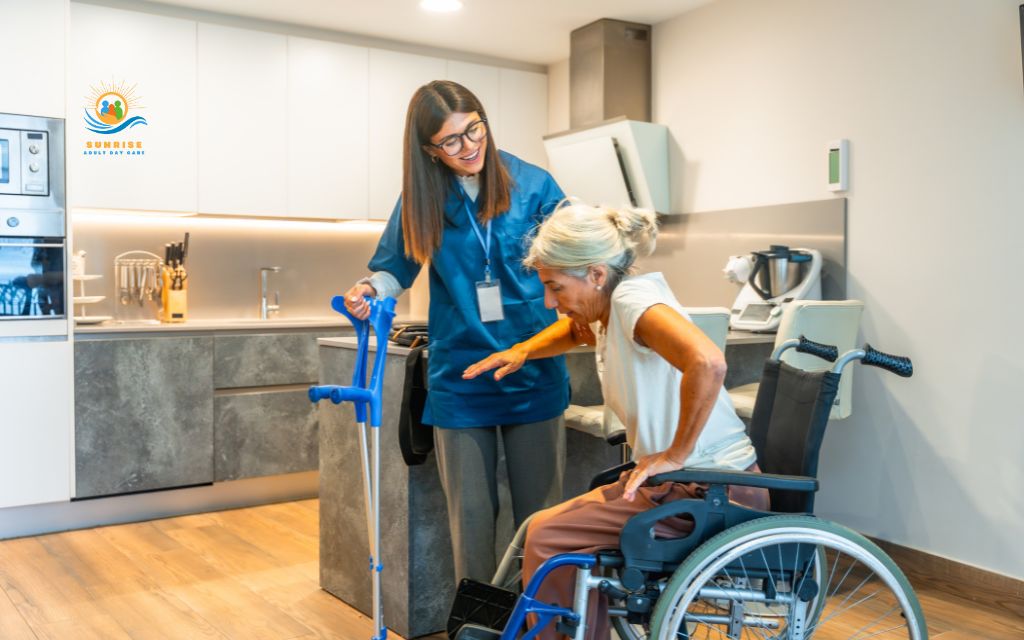 Create a gentle daily routine and meaningful activities