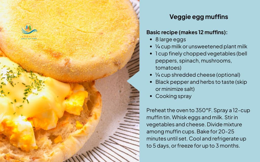 Veggie egg muffins