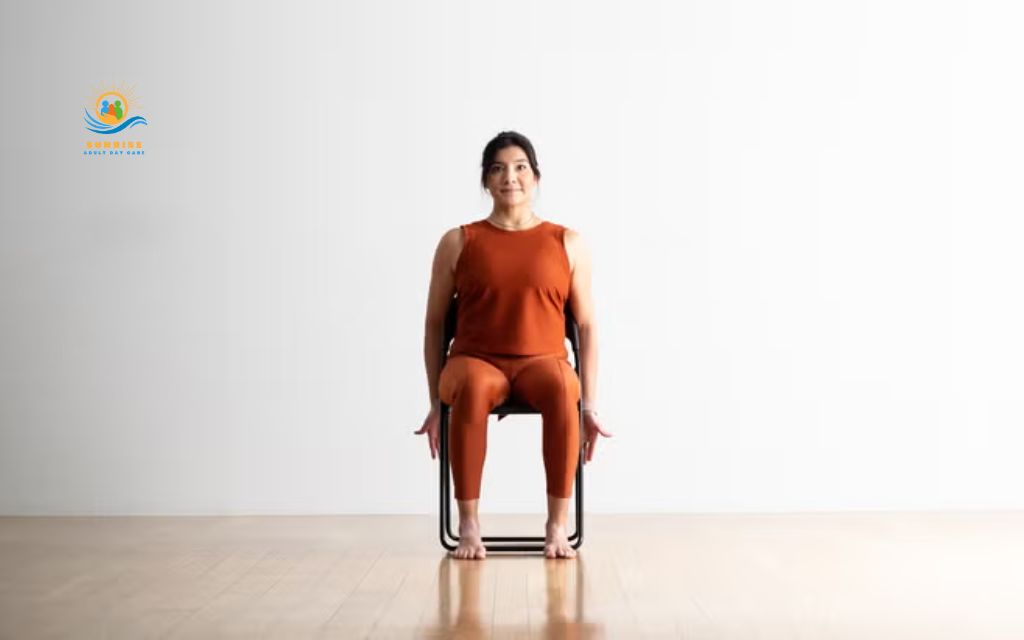 yoga poses for seniors: Seated mountain pose (Tadasana)