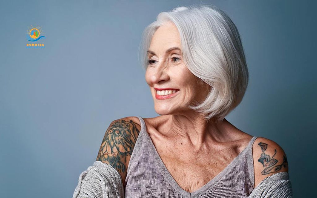 "Age is not a reason to stop becoming who you are."