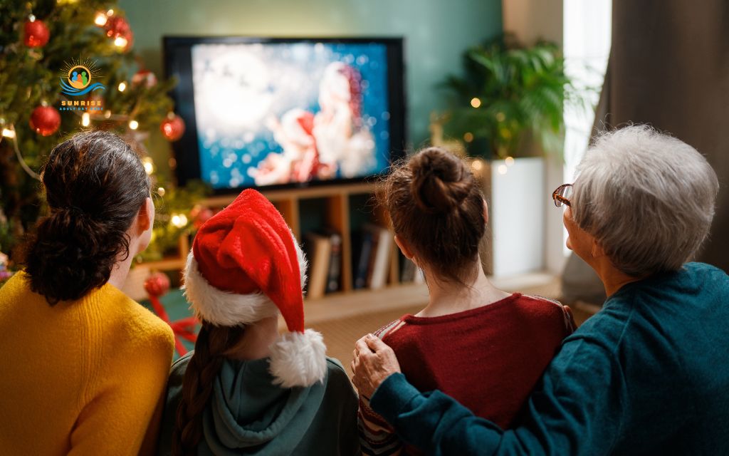 things to do with grandkids: Watch a favorite movie or cartoon