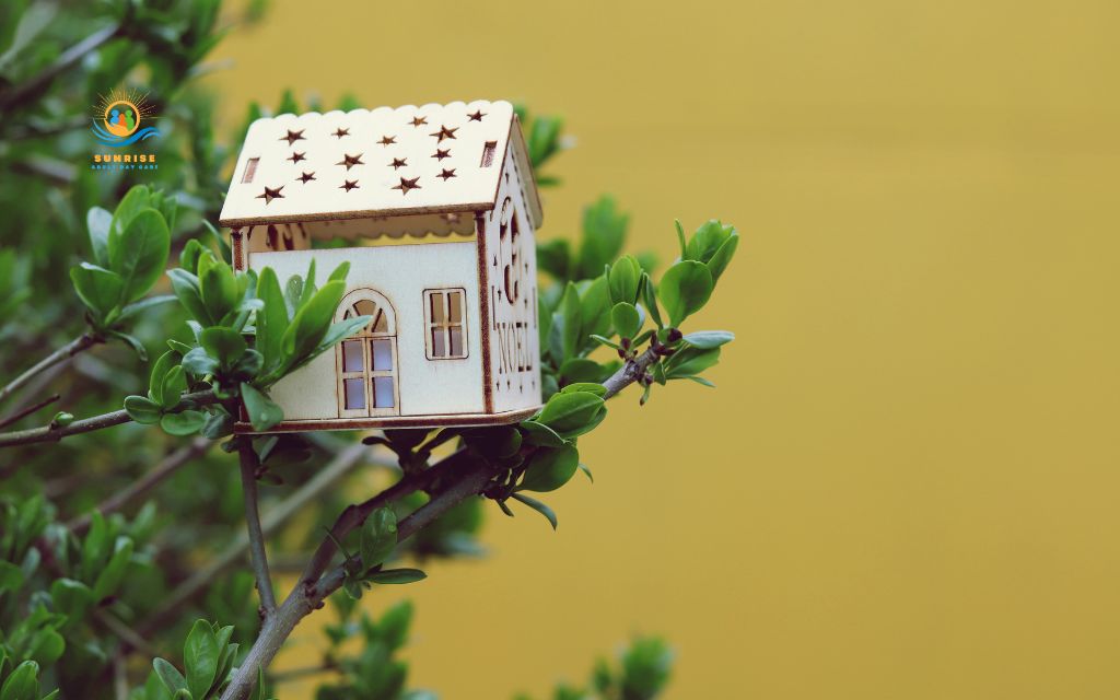 spring crafts for seniors: Birdhouse painting