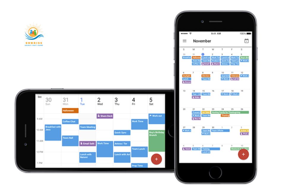apps for dementia patients: Google Calendar or Reminder Apps