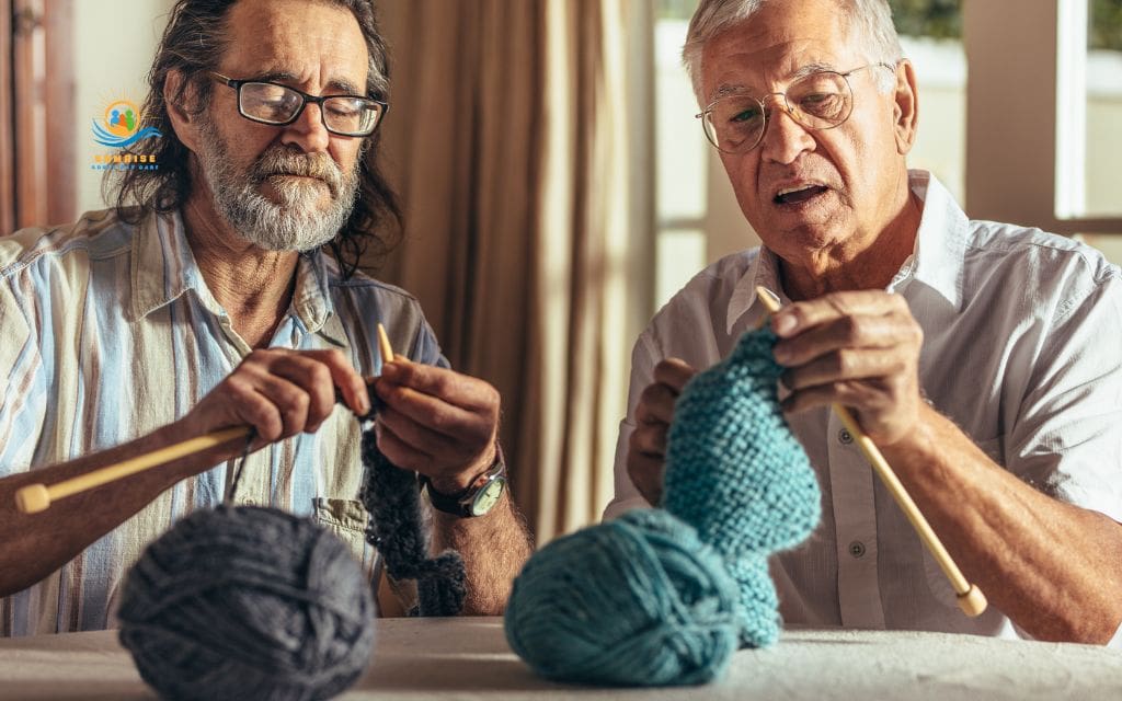 How to get started with knitting as a senior
