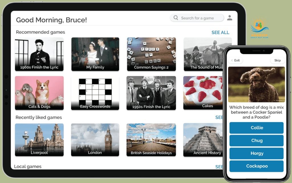 apps for dementia patients: Memory Lane Games