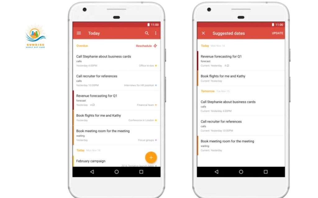 apps for dementia patients: Todoist