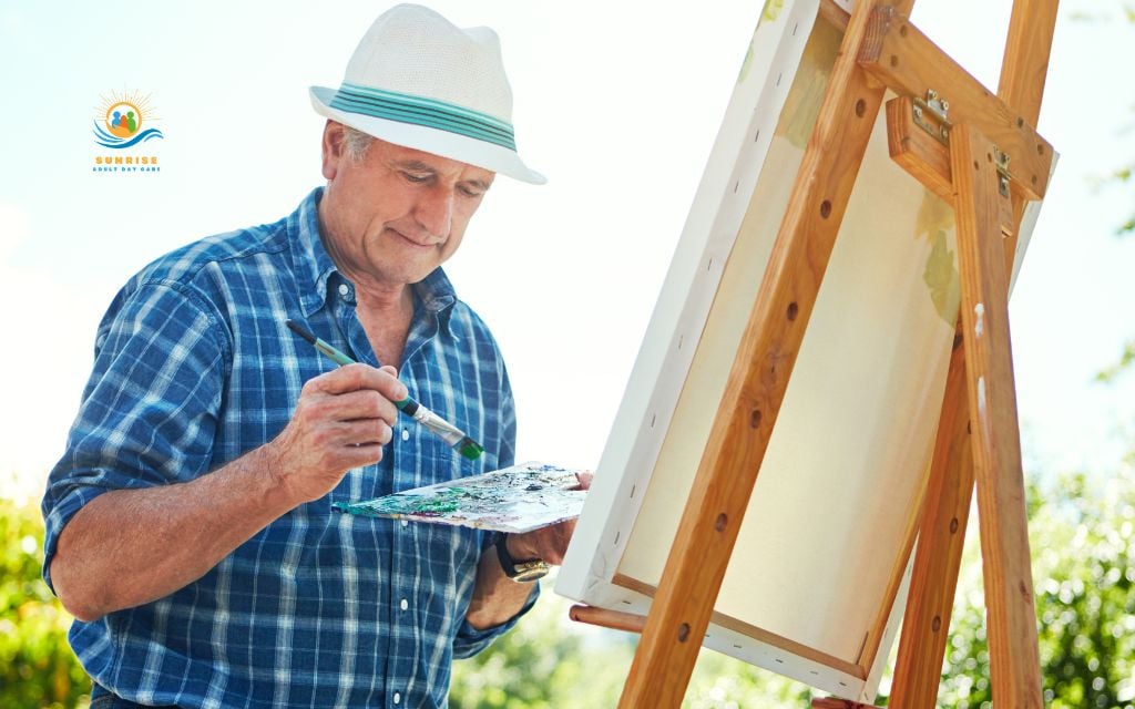 independent living activities: Visual arts studio