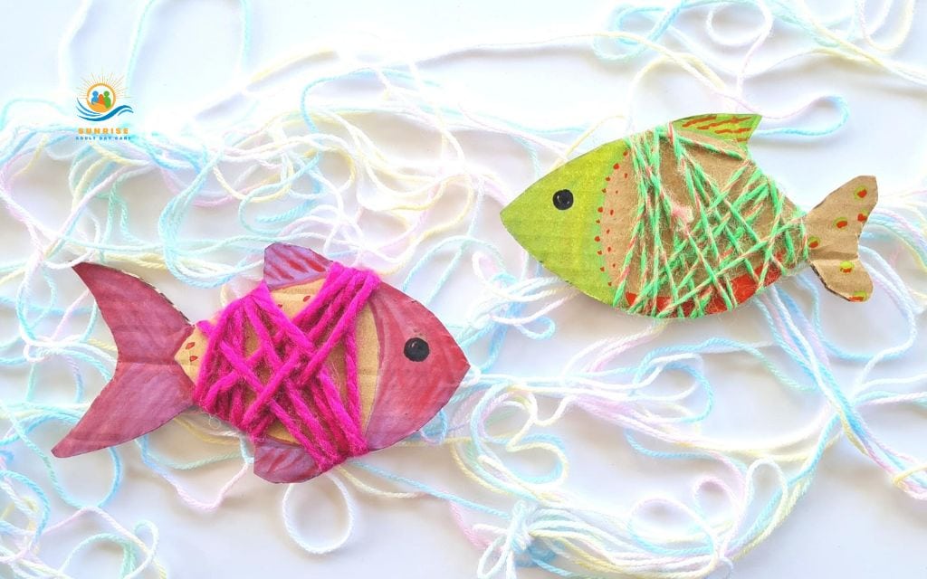 crafts for people with dementia: Yarn wrapping crafts