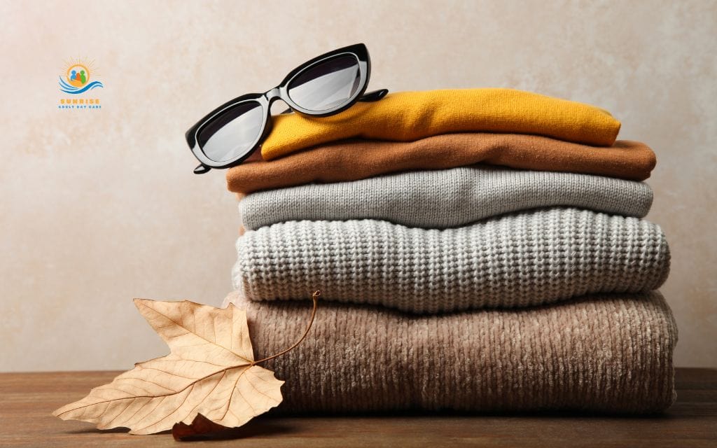 what to bring when moving parent into care: Clothing and personal items