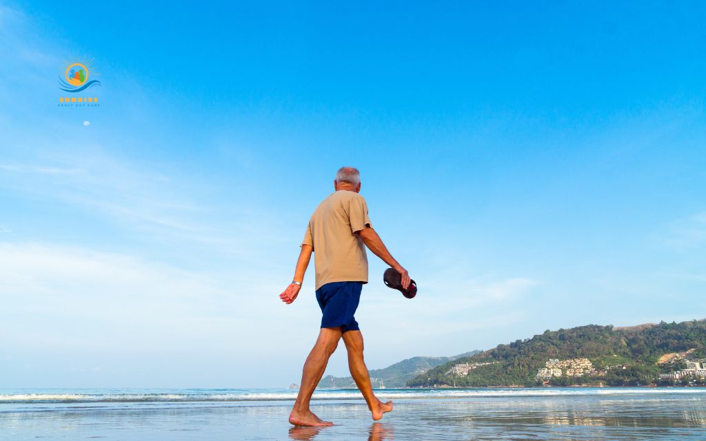 activities for visually impaired seniors: Guided walking or nature walks