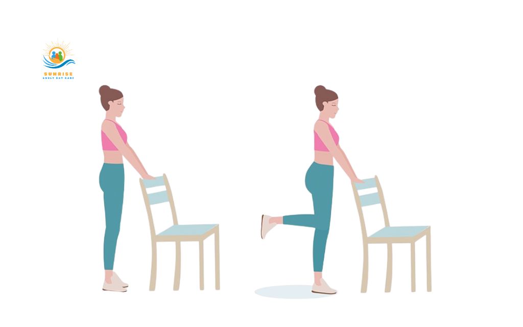functional exercises for seniors: Single-leg stands