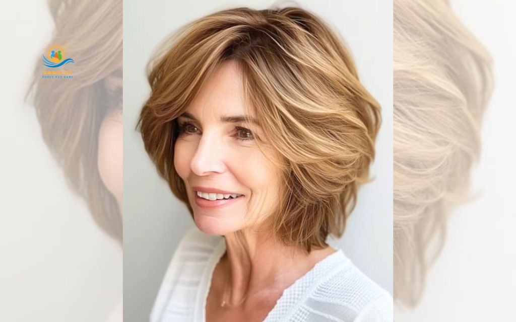 hair for older women: Wash-and-go cut