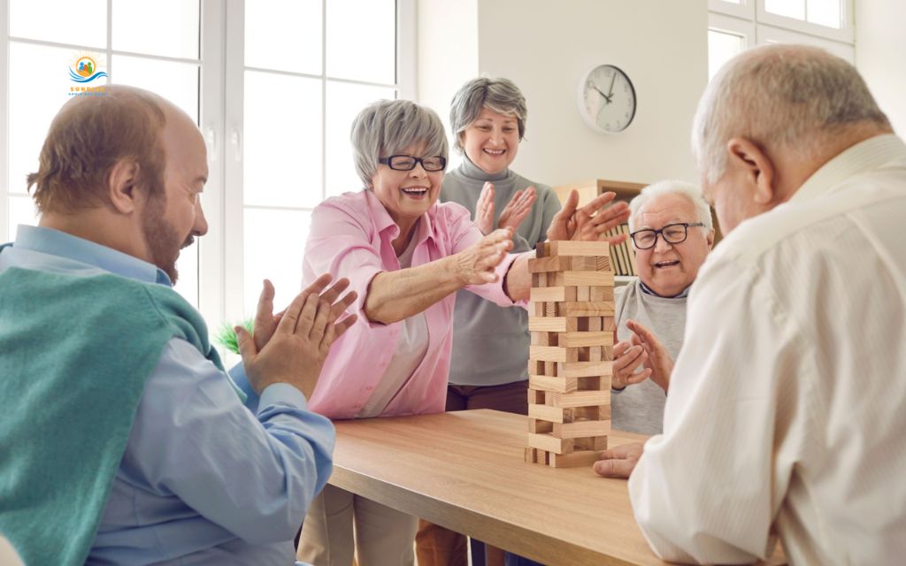board games for older adults: Jenga