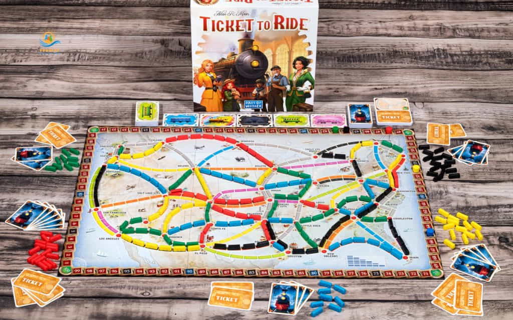 board games for older adults: Ticket to Ride