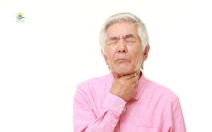 Why do older people have difficulty swallowing
