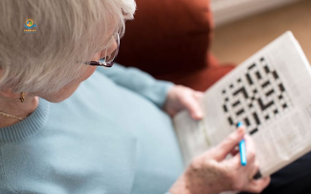 cognitive activities for seniors: Crossword puzzles and word games