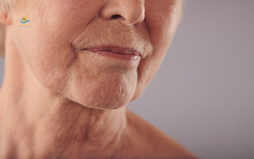symptoms of dehydration in elderly: Dry mouth and reduced thirst